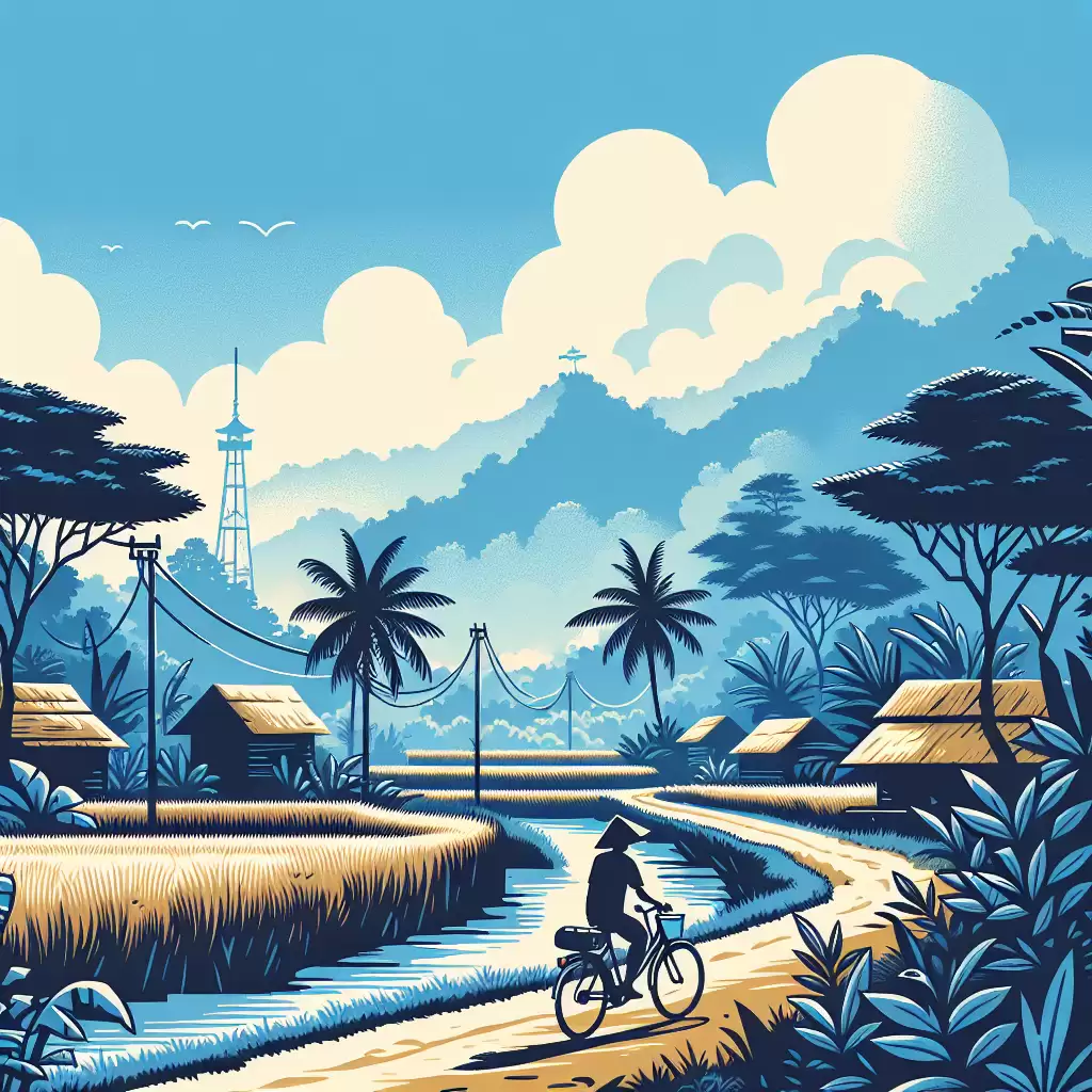 Bersepeda di Jalur Pedesaan Bali