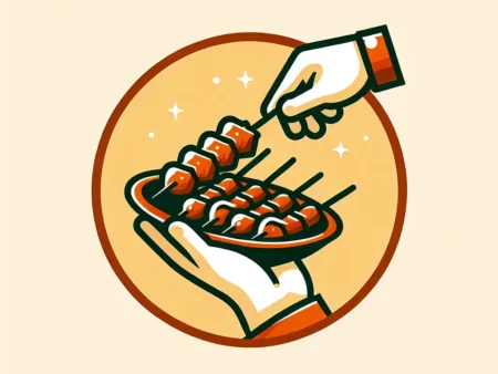 Menyajikan Sate Madura yang Lezat