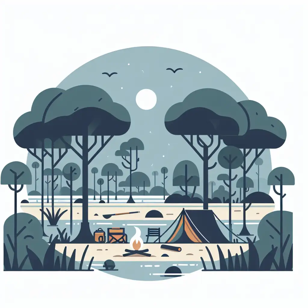 Berkemah di Hutan Mangrove