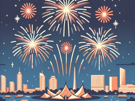 Festival Kembang Api di Ancol