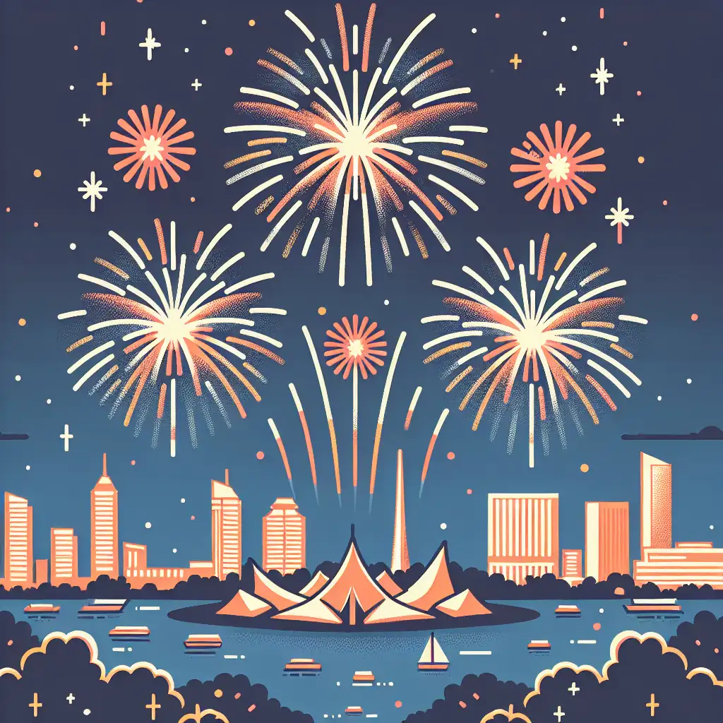 Festival Kembang Api di Ancol