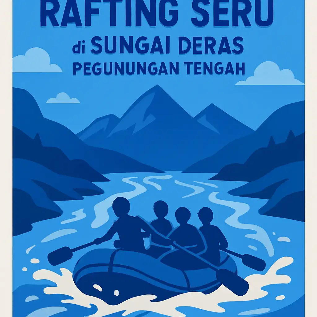 Rafting Seru di Sungai Deras Pegunungan Tengah
