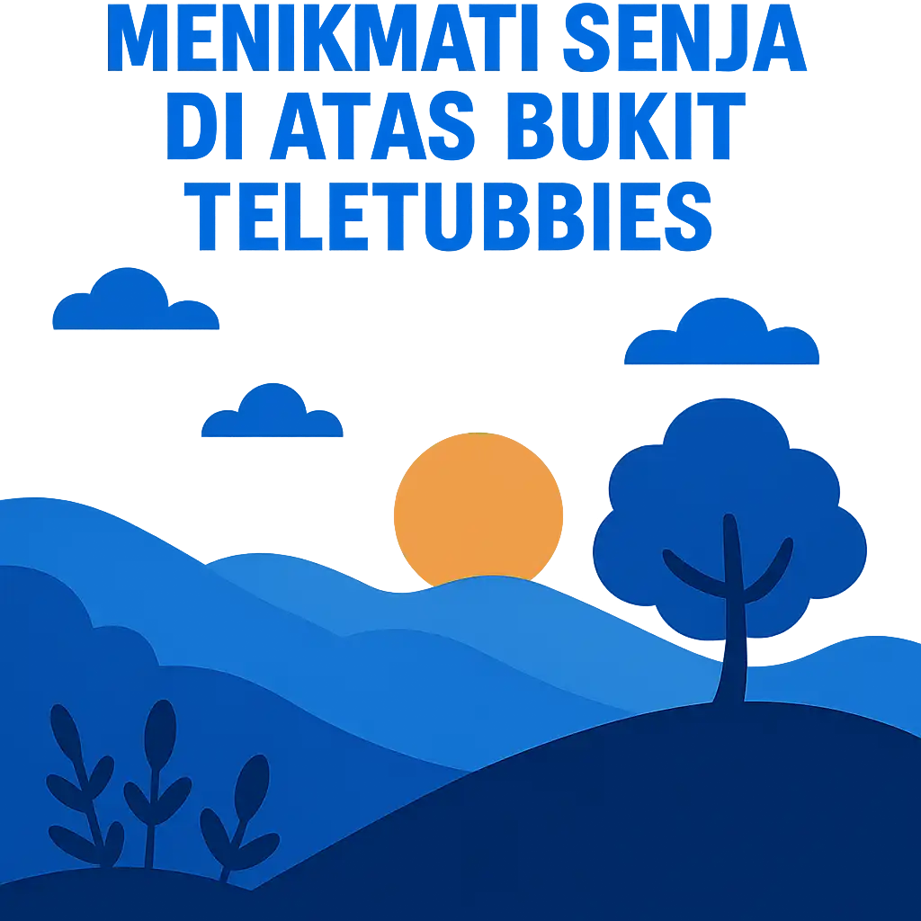 Menikmati Senja di Atas Bukit Teletubbies